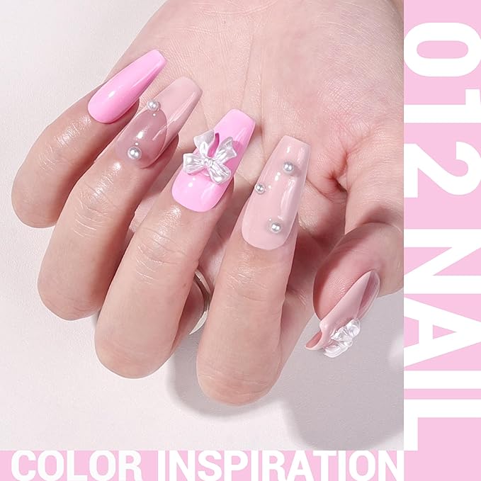 MelodySusie Thick Macaron Pink Gel Nail Polish,0.5 Fl Oz Nails Soak Off UV LED Funny Bunny Creamy Pink Gel Polish Gift for Women Nail Art Manicure Salon DIY Nail Design-012