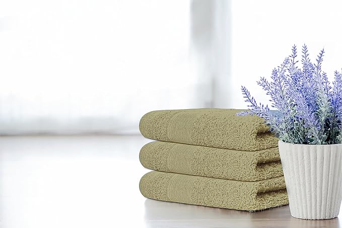 Premium Wash Cloths Pack of 12 (13" x 13") 100% Ring Spun Cotton | Luxury Washcloths | Ultra Soft Face Towels | Highly Absorbent Wash Cloths for face (Sage Green)