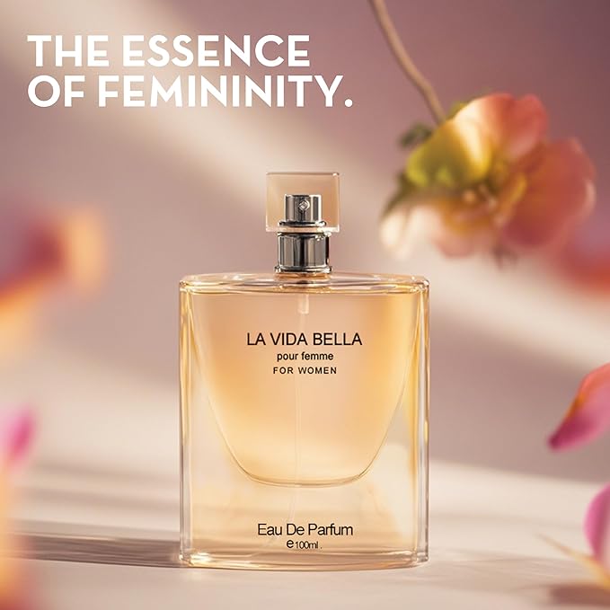 Top Sales 4 Piece Women Perfume Set Choco Musk/Valentine Milano/La Vida Bella/Cool Ocean Eau de Parfum, Women's Fragrance Sets with Luxury Gift Box for Daily Use