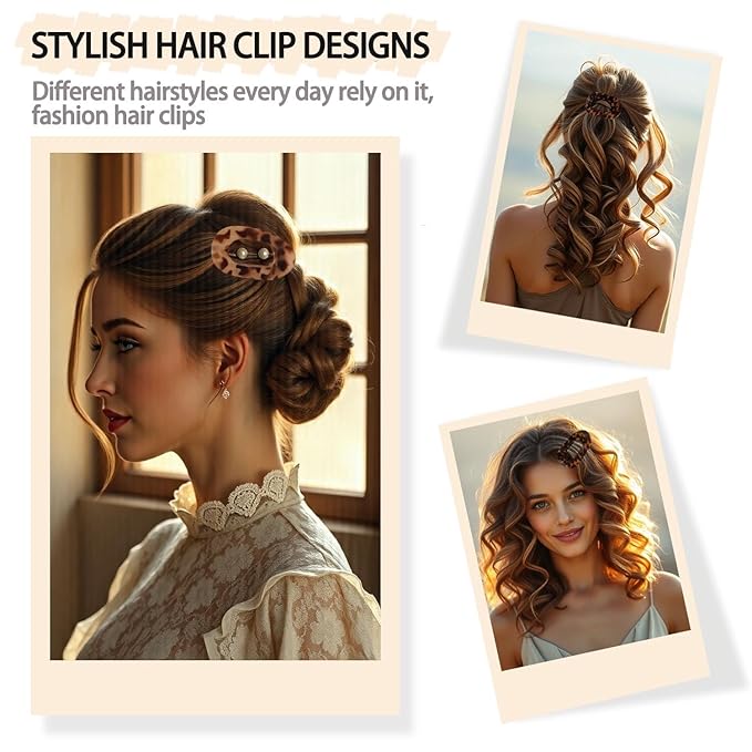 4 Pack Flat Hair Claw Clips for Women Nonslip French Hair Clips for Thick, Thin, Long, or Short Hair Matte Neutral Colors Comfortable & Strong Hold for Daily Wear, Weddings