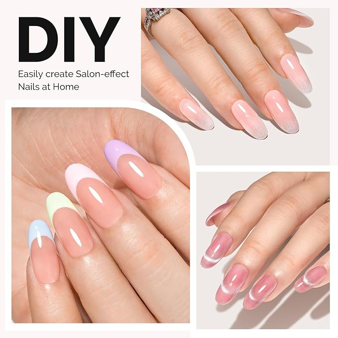 MelodySusie Medium Oval Round X Nail Tips - 300Pcs 15Sizes Clear Acrylic,Half Matte Full Cover Press on Nails for DIY Extension & Salon Use, Pre-Shaped for Long-Lasting Manicure
