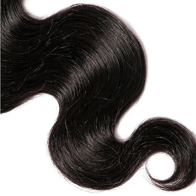 12 A Human Hair Bundles 16 Inch Body Wave Curly Bundles Human Hair 100% Unprocessed Brazilian Raw Virgin Hair 1 Bundles Body Wave Natural Color