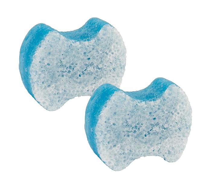 Spongables Pedi Scrub Foot Exfoliating 20+ Wash Sponge, Clean & Fresh, 2 Count