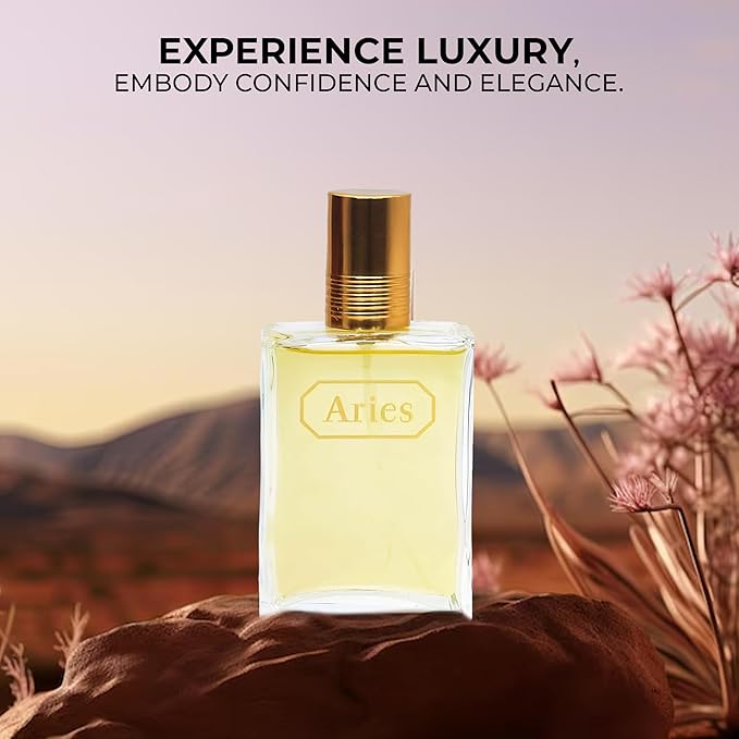 Aries Men's Cologne,Long Lasting Fresh Scent Eau de Toilette,3.4 Fl Oz Perfume for Men Every Day Used