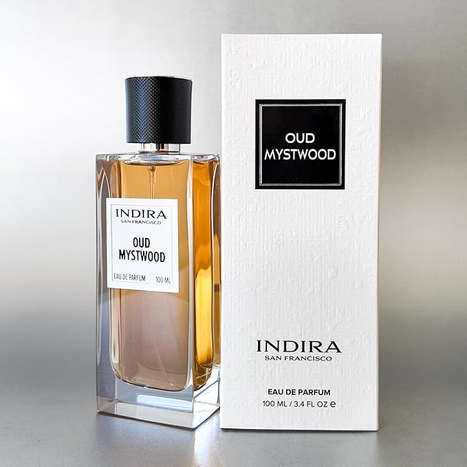 INDIRA Oud Mystwood - Eau De Parfum - Woody - Men - 100 ML / 3.4 FL OZ - Spray