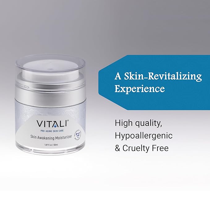 Vitali Skin Awakening Moisturizer – Lightweight Daily Body Cream for Hydrated, Smooth Skin, 5.07 fl oz