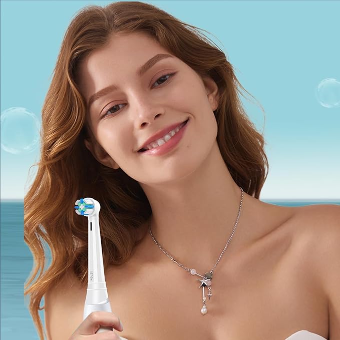 Replacement Heads Compatible with Oral B iO 3 4 5 6 7 8 9 10 Series Electric Toothbrush,Toothbrush Heads Compatible with Oral B iO Replacement Heads, Medium Bristles for Effective Cleaning