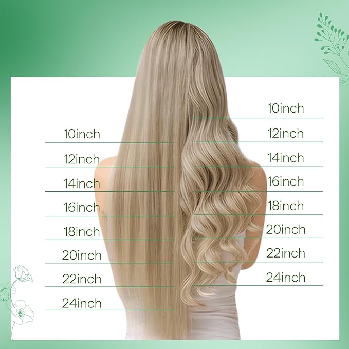 RUNATURE Blonde Clip in Hair Extensions, Real Human Hair Clip in Extensions, Remy Hair Extensions Clip Ins, Add Hair Volume, 14 Inch 50g 3pcs #10P16 Dark Blonde Highlight Caramel Blonde