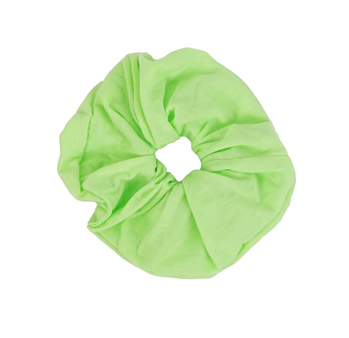 Motique Accessories Jumbo Cotton Scrunchie - Light Green