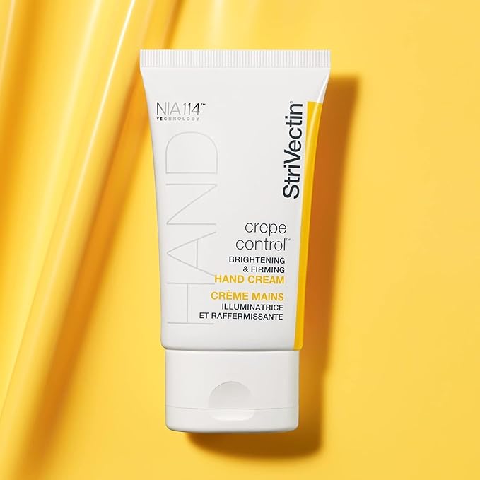 StriVectin Crepe Control Brightening and Firming Hand Cream for Dry Skin and Less Wrinkles, 2 oz (Pack of 2)