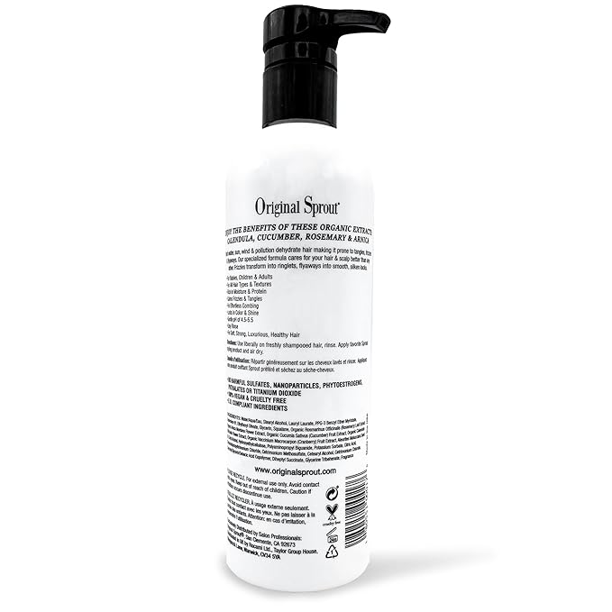Original Sprout Deep Conditioner for All Hair Types, Vegan Conditioner, 12 oz. Bottle