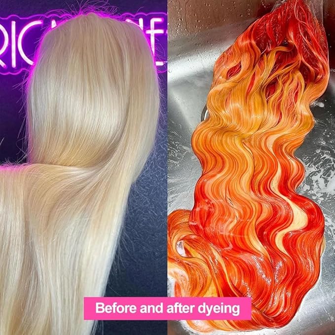 Ice Pear 26 Inch 613 Lace Front Wig Human Hair Body Wave Blonde Wig Human Hair 613 13x6 Lace Front Wig Human Hair 200% Density Pre Plucked Blonde Lace Front Wigs for Women