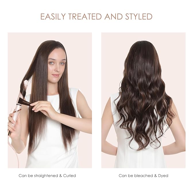 Sisily Clip in Hair Extensions Real Human Hair, 14 inch 130g, Burgundy Red, 100% Brazilian Remy Human Hair Clip in Extensions Soft Straight 7pcs Per Set with 16 Clips Double Weft
