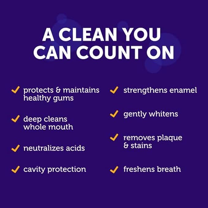 ARM & Hammer Complete Care Toothpaste, Teeth Whitening Toothpaste with Baking Soda, Fluoride, Whole Mouth Protection, Fresh Mint Flavor, 6.0 oz (Pack of 4)