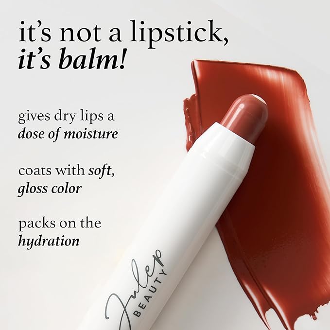 Julep It's Balm Tint of Color Lip Balm - Burnt Sienna | Hydrating Lip Color with Vitamin E Core | Natural Gloss Finish | Vegan & Cruelty-Free