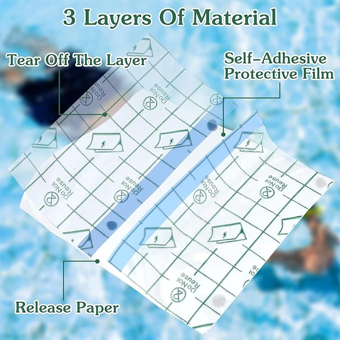 24 Rolls Second Skin Tattoo Cover Up Tape 3 Sizes Tattoo Aftercare Bandage Waterproof (2in,4in,6in Wide) Tattoos Healing Wrap for Tattoos Swimming Shower Protection