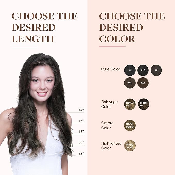 GOO GOO Clip in Hair Extensions Real Human Hair, Remy Human Hair Extensions Clip ins for Women, Natural Human Hair, 24inch 120g 7Pcs, 1C Mocha Brown