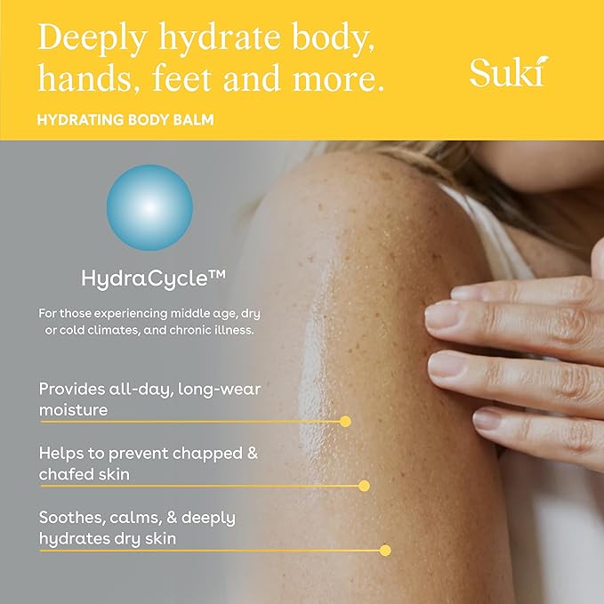 Suki Skincare Ultra-Protect Body Balm - with Cocoa Butter, Coconut Oil, Beeswax, & Shea Butter, 60 ml