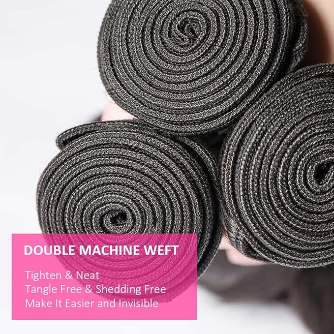 Human Hair Bundles 22 22 22 Inch Body Wave Bundles Human Hair 12A Unprocessed Brazilian Virgin Hair Weave 3 Bundles for Blace Women Natural Black Color 300G