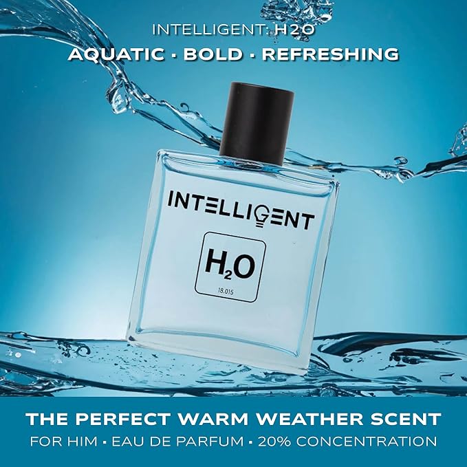Intelligent Peak Season Fragrance Bundle - Neon (Spring) H2O (Summer) Argon (Fall) Gold (Winter) | Extrait de Parfum for Men | Each 3.4 Fl Oz (100 mL)