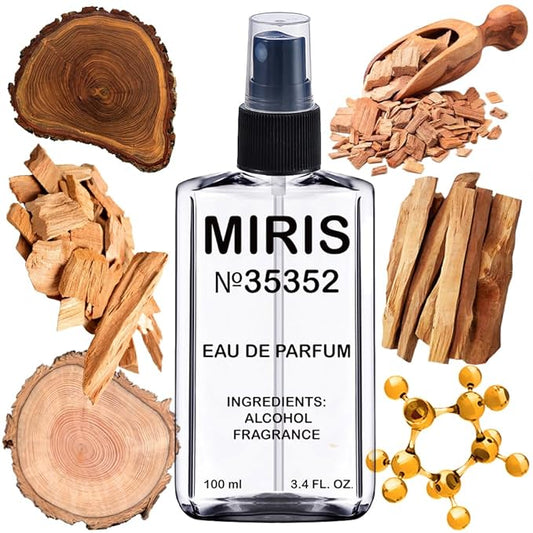 MIRIS No. 35352, Inspired by Molecu 04, Long-Lasting Unisex Eau de Parfum for Women & Men, Spray 3.4 Fl Oz / 100 ml
