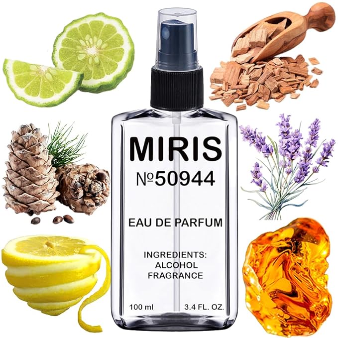 MIRIS No. 50944, Inspired by Bleu De Cha Parfum 2018, Long-Lasting Eau de Parfum for Men, Spray 3.4 Fl Oz / 100 ml