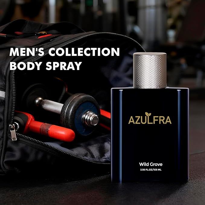 Deodorizing Body Spray for Men 3.56 Fl.Oz, Notes of Lemon Lavender and Vanilla, Long lasting Men's Fragrance Mist