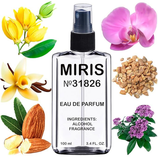 MIRIS No. 31826, Inspired by Sensual Orchid, Long-Lasting Eau de Parfum for Women, Spray 3.4 Fl Oz / 100 ml