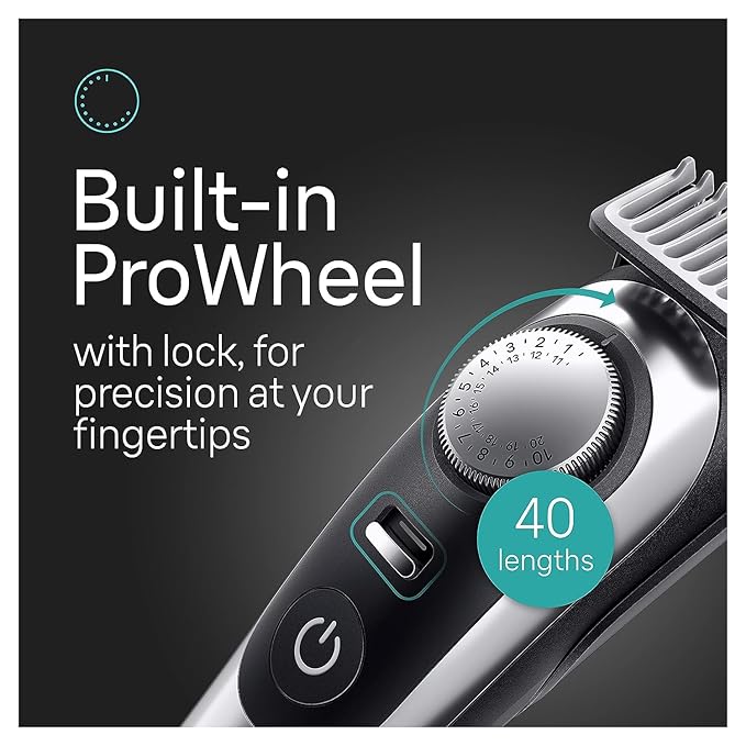 Braun Series 9 All-in-One Multi Grooming Kit for Men, 13-in-1 Beard Trimmer, Body Groomer, Hair Clipper and Manscaping for Face & Body, Holiday Gifts for Men, 9440