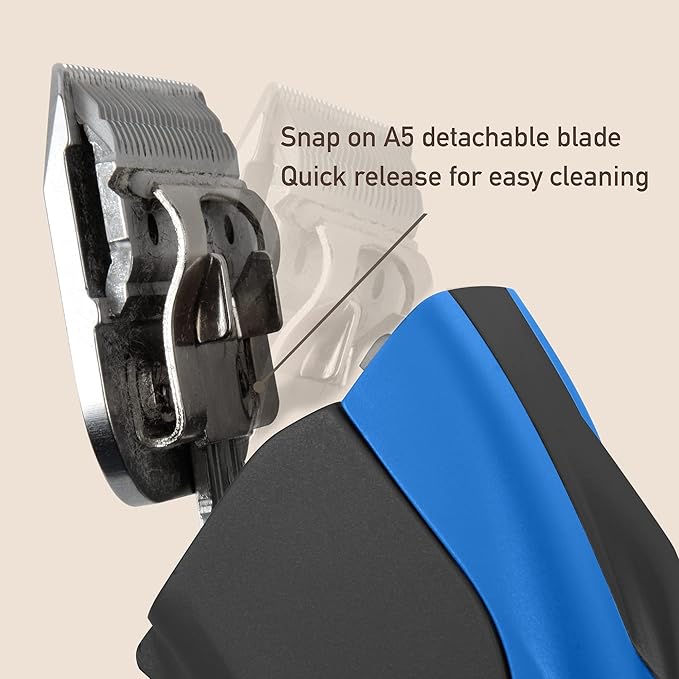 FURZONE Detachable Blade - Size 3 3/4F Blade 1/2", Made of Extra Durable Japanese Steel, Compatible with Most Andis, Oster, Wahl A5 Clippers