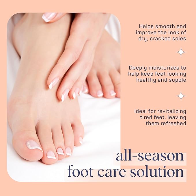 SpaLife Moisturizing Foot Mask | Foot Wrap for Dry Cracked Feet Intensive Repair Treatment | Tea Tree Oil Softening Booties | Callus Remover Alternative | Self Care Gifts for Women | 8 Pack