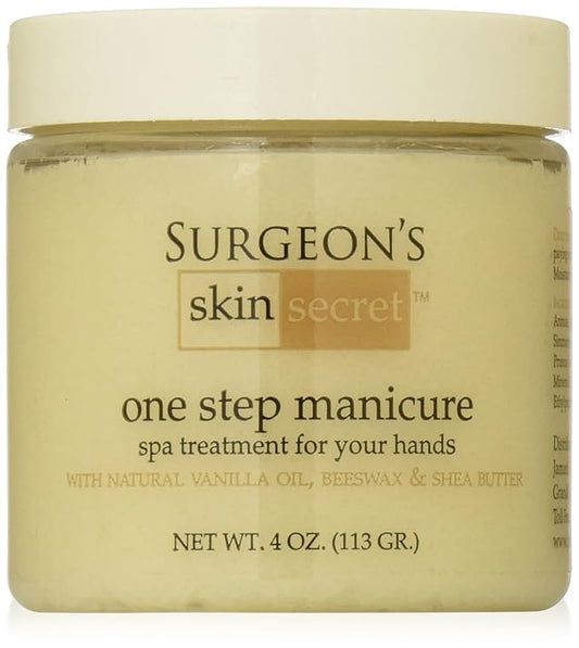 Surgeon's Skin Secret One Step Manicure/Pedicure 4oz. - Vanilla
