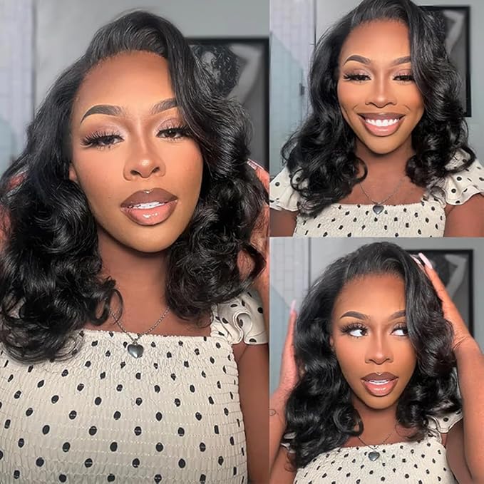 Bundles Human Hair Body Wave Bundles 8 8 8 inch Natural Black Body Wave Human Hair Bundle