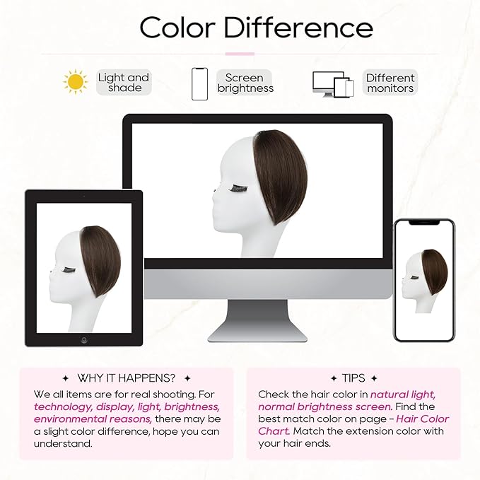 REECHO Clip in Hair Volumizer, Short Thick Clip in Hairpieces Adding Extra Hair Volume Extensions for Women with Thin Fine (Chocolate Brown, 8 Inch(Pack of 2))