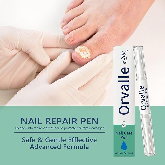 Orvalle Nail Fungus Pen, Nail Growth Treatment Repair Serum Twist Pen Activator for Repair & Strengthener (3)