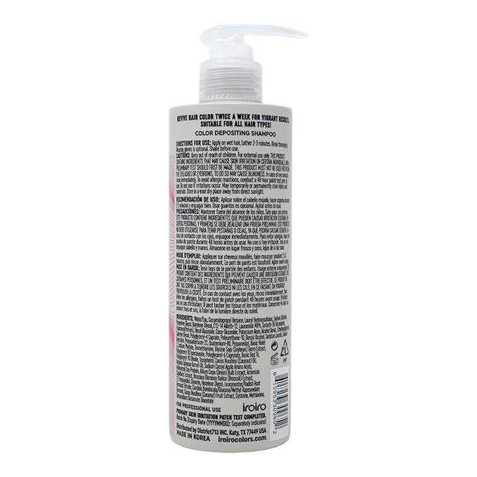 iroiro Color Depositing Shampoo (Floral Pink)