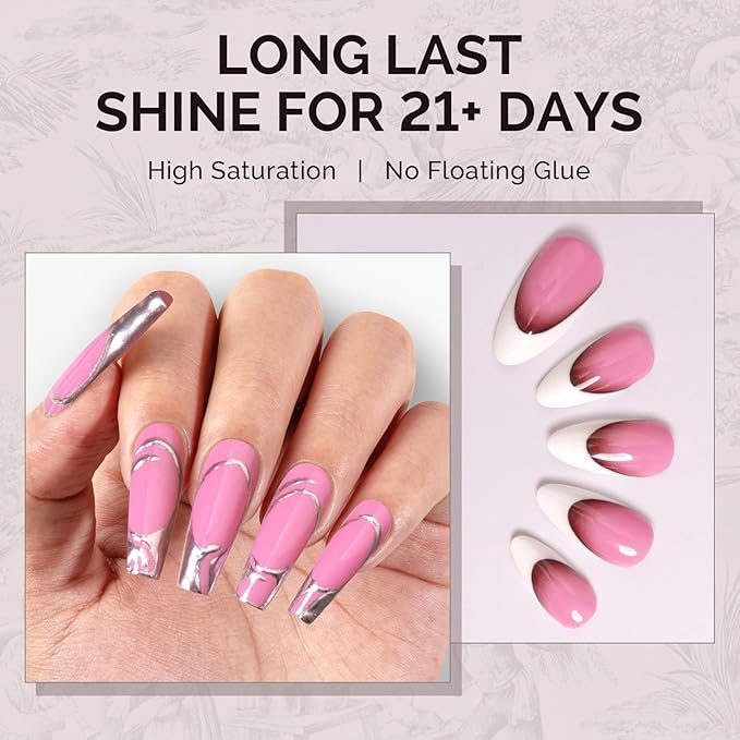 MelodySusie 0.5fl oz Rose Pink Gel Nail Polish, Nails Soak Off UV LED Peachy Pink Gel Polish Gift for Women Nail Art Manicure Salon DIY Nail Design Decoration at Home-A2611