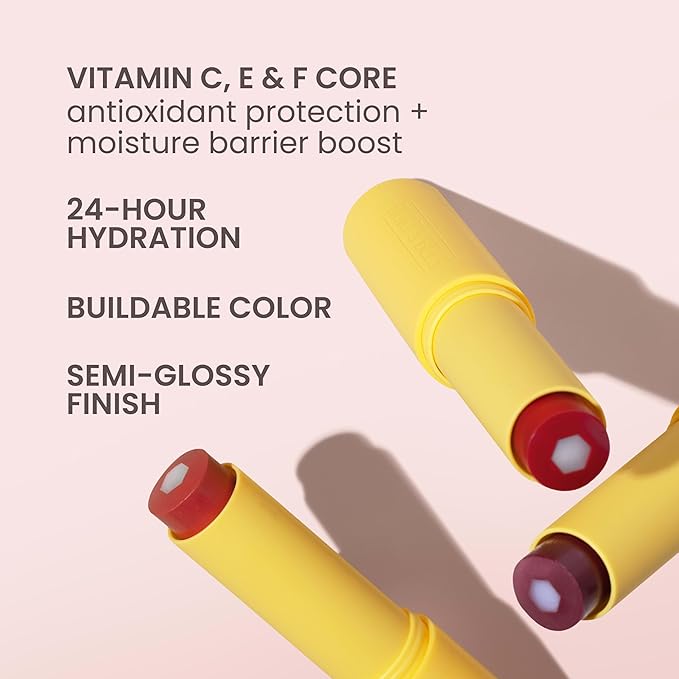 Burt’s Bees Stocking Stuffers, Tinted Boosted Balm, Rose Knows, Hydrating Tinted Lip Balm, 24 Hour Lip Moisturizer with Responsibly Sourced Beeswax, 100% Natural Origin, 1 Count, 0.16oz
