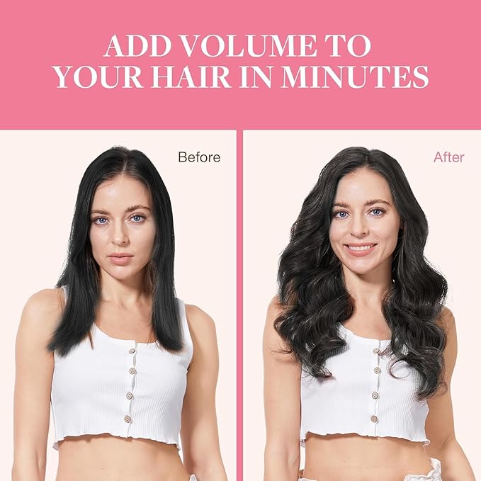 GOO GOO Clip in Hair Extensions Real Human Hair, Remy Human Hair Extensions Clip ins for Women, Natural Human Hair, 22 Inch 140g 7Pcs, 2 Dark Brown
