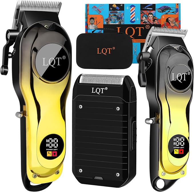 Hair Clipper Set Professional Hair Trimmer Electric Foil Shaver Razor for Men Haircutting Machine for Barber Clippers and Trimmers Grooming Kit Nose Body Hair Trimmer