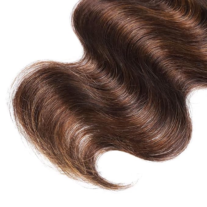 26 28 30 inch Highlight Bundles Human Hair Brown Body Wave Bundles P430 Human Hair Bundle 2 Tone #4 and #30 Color 150g