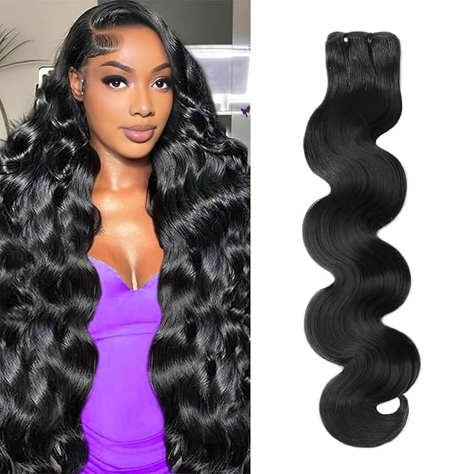 15A Human Hair Bundles 18 Inch Raw Body Wave Quick 1 Bundle for Women 100% Unprocessed Brazilian Virgin Weave Wavy Human Hair Bundles