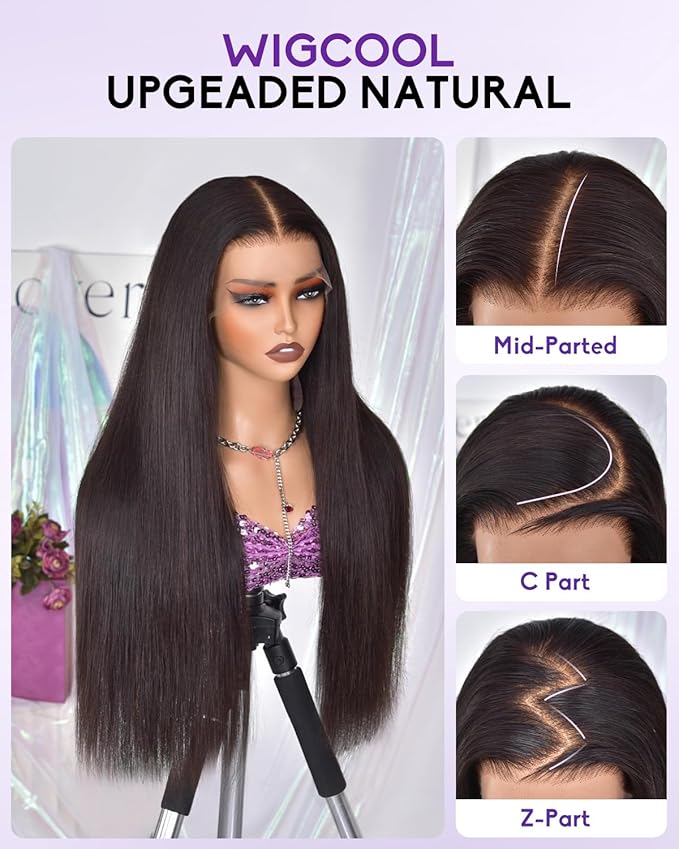13x6 Lace Front Wigs Human Hair 180 Density Straight Transparent Lace Front Wigs Human Hair Pre Plucked Wigs for Women Glueless Wigs No Synthetic Blend Triple Lifespan 3X 22inch