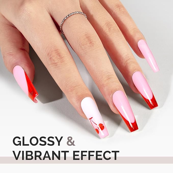 MelodySusie Light Pink Gel Nail Polish,0.5fl oz Nails Soak Off UV LED Macaron Creamy Pink Gel Polish Gift for Women Nail Art Manicure Salon DIY Nail Design Decoration at Home-A2605