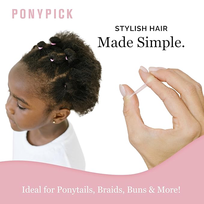 Clear Hair Elastics 1000 Pack | Strong Mini Hair Ties for Braids, Ponytails & Buns | No-Snag, Durable, Stretchy Elastic Bands for All Hair Types