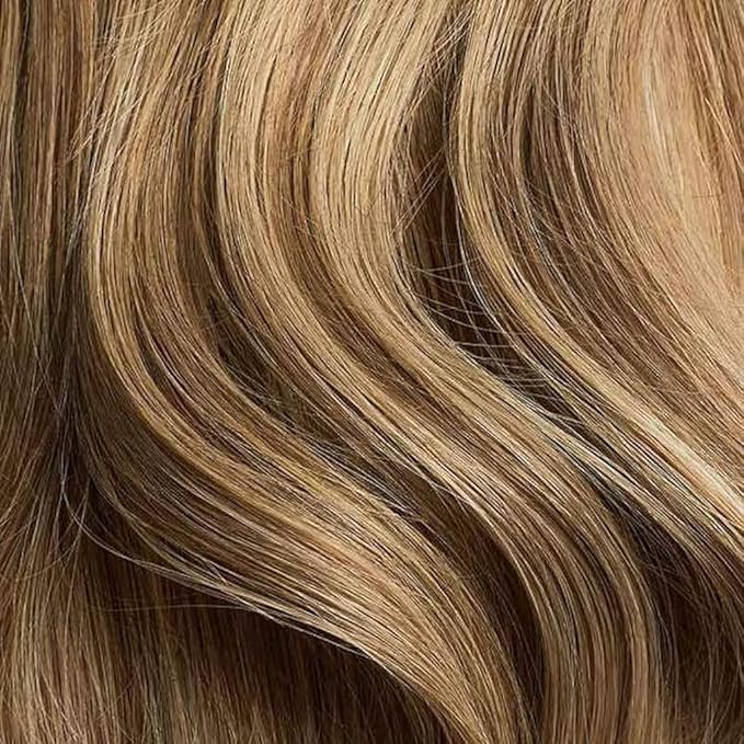 Luxy 100% Remy Human Hair Extensions for Thin Hair Thinning Hair Fill-Ins – 6 Seamless Wefts Multi-Dimensional Color Blend - Natural-Looking Volume & Coverage 95 grams 20" Bronde Balayage Thinning