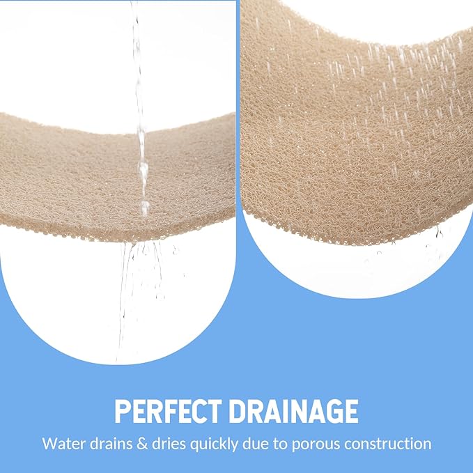 Non-Slip Bathtub Mat, Anti Slip Shower Mat, Fast Drying Bathtub Mats, Foot Scrubber Mat, Anti Slip Mat for Tub, Floor, Bathroom, Kitchen, Home, Hotel (Beige 59"×17.3")