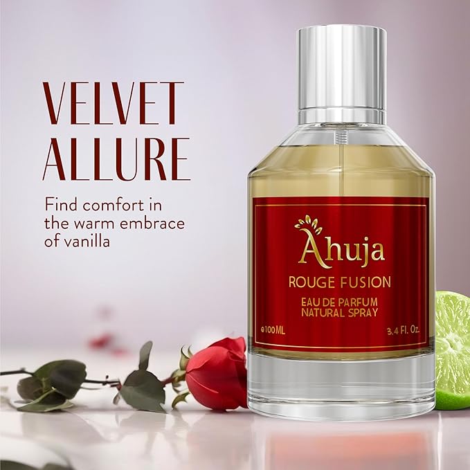 AHUJA Rouge Fusion Unisex Eau De Parfum 3.4 fl oz