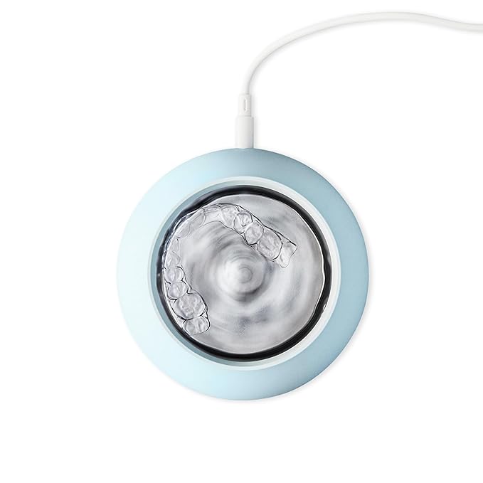 Zima Dental Pod: Ultrasonic Retainer Cleaner. The Original Retainer Cleaner Machine, Aligner Cleaner, Nightguard Cleaner, Mouthguard Cleaner, Denture Cleaner. Ultrasonic Cleaner For Oral Dental Care