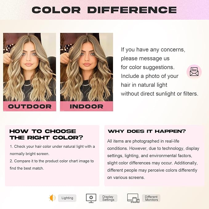 Hair Extensions, 14" Short Clip in Hair Extensions 4PCS Beach Wave Blonde Natural Soft Synthetic Hairpiece for Women - Golden Blonde with Highlights